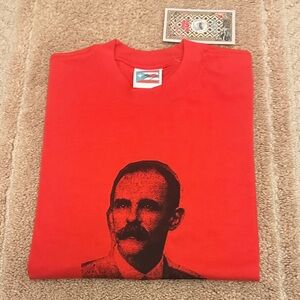 Bad Bunny Merch Virgilio Dávila Red Graphic T-Shirt